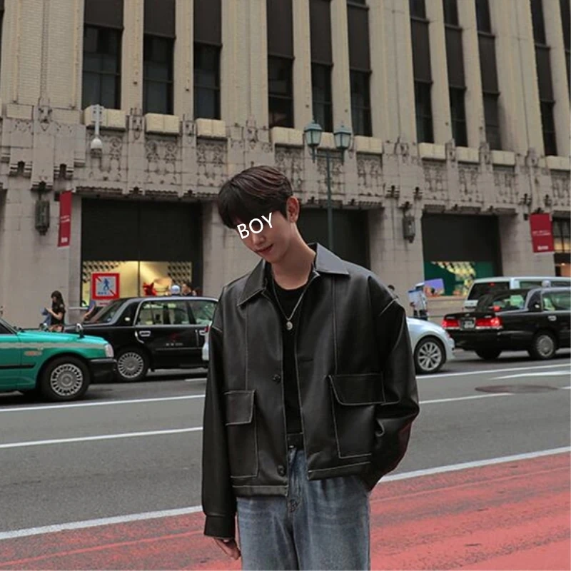 2019 Новая летняя и осенняя Корейская повседневная мужская однотонная трендовая