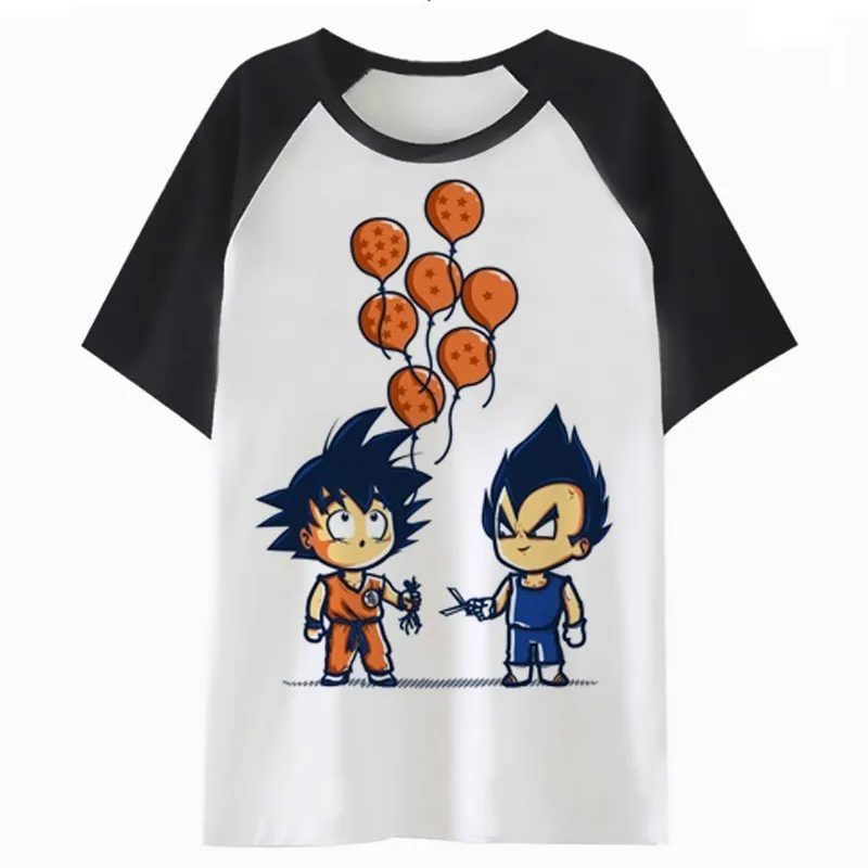 dragon ball t shirt men super saiyan dbz vegeta t-shirt sun goku tshirt DragonBall z male AF5 AFC | Мужская одежда