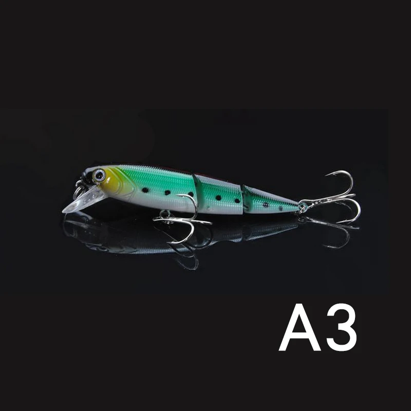 1Pcs Swimbait 110mm Lifelike Crankbait 3D Eyes Fish Bait Wobbler Tackle with Imitating small fish swimming. Lu Ya bait | Спорт и