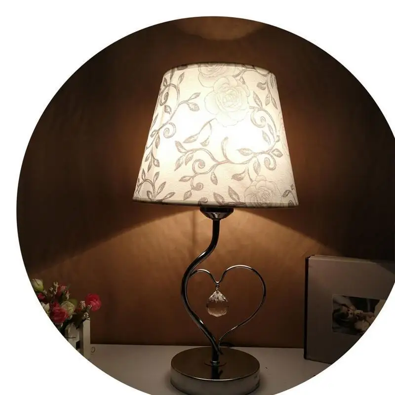 Chambre Европейский Tischlampe Noche Tafellamp для гостиной стол дома Lampara De Mesa Abajur Para Quarto Deco
