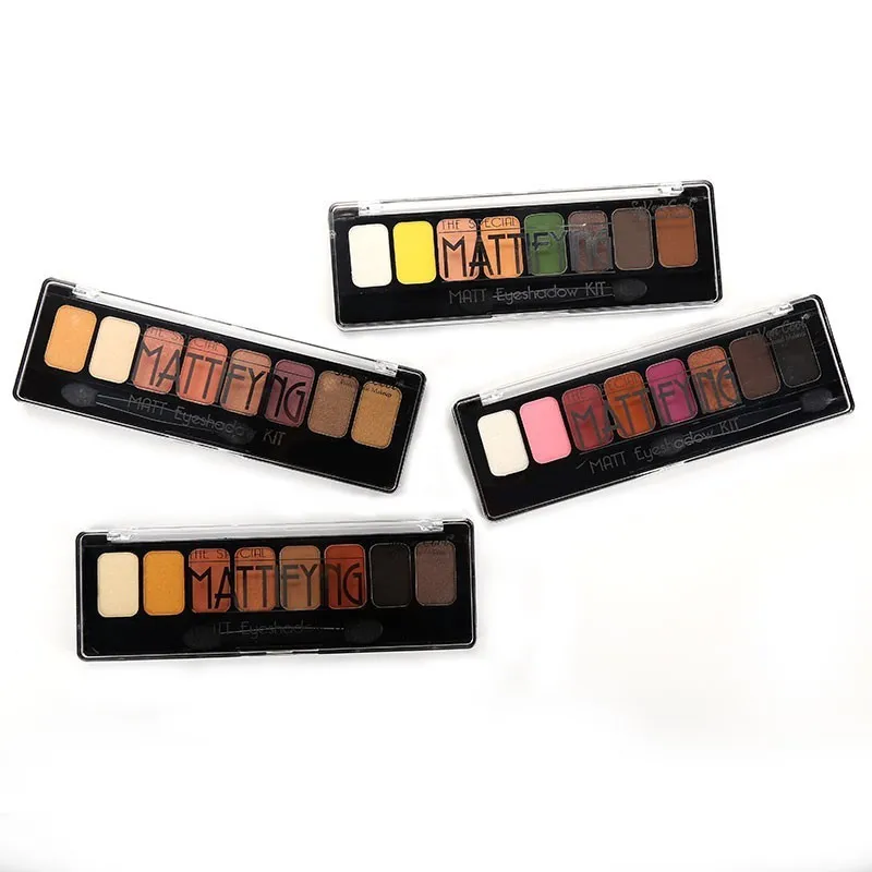 Blueness 8 цветов палитра теней для век водостойкая beauty Glaz макияжа матовая мерцающая