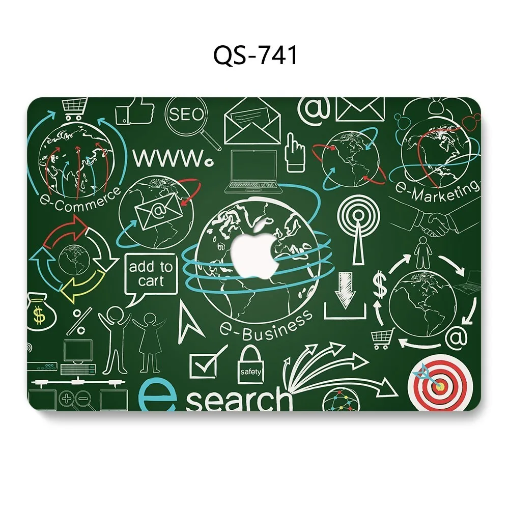 Новый чехол для ноутбука Apple MacBook Air Pro retina 11 12 13 15 3 4 дюймов с сенсорной панелью +