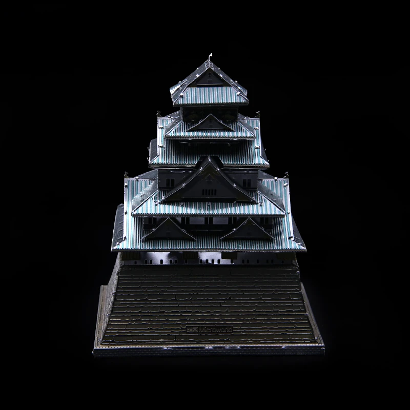 Красочный замок в Осаке Япония 3D металлическая модель своими руками головоломка
