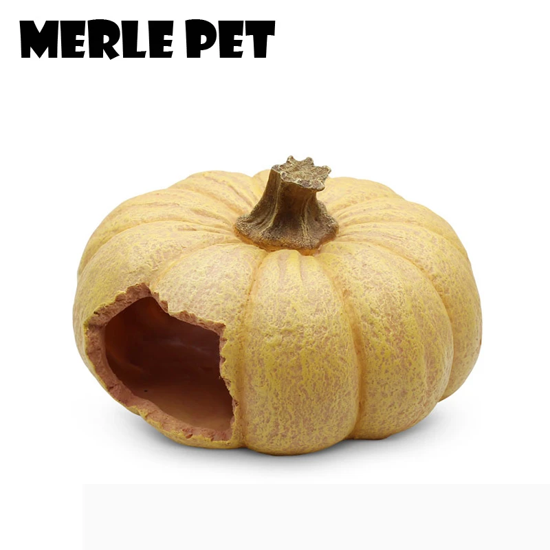 Мерл PET мультфильм Тыква украшения аквариум аквариума Черепаха Пещера