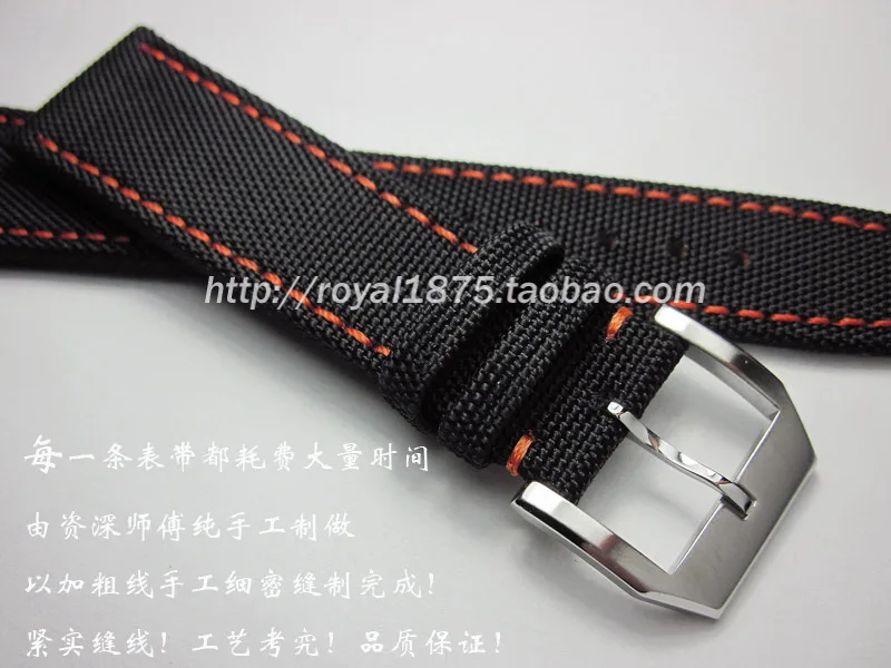 

Ремешок из композитного волокна и кожи с пряжкой для наручных часов, черный, синий, для мужчин и женщин, ремешок для часов, 20, 21, 22 мм, для фирме...