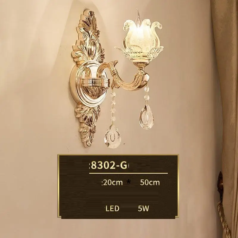 Светильник для спальни Penteadeira Vanity Arandela Para Parede Crystal Wandlamp Applique Murale Luminaire Aplique Luz Pared