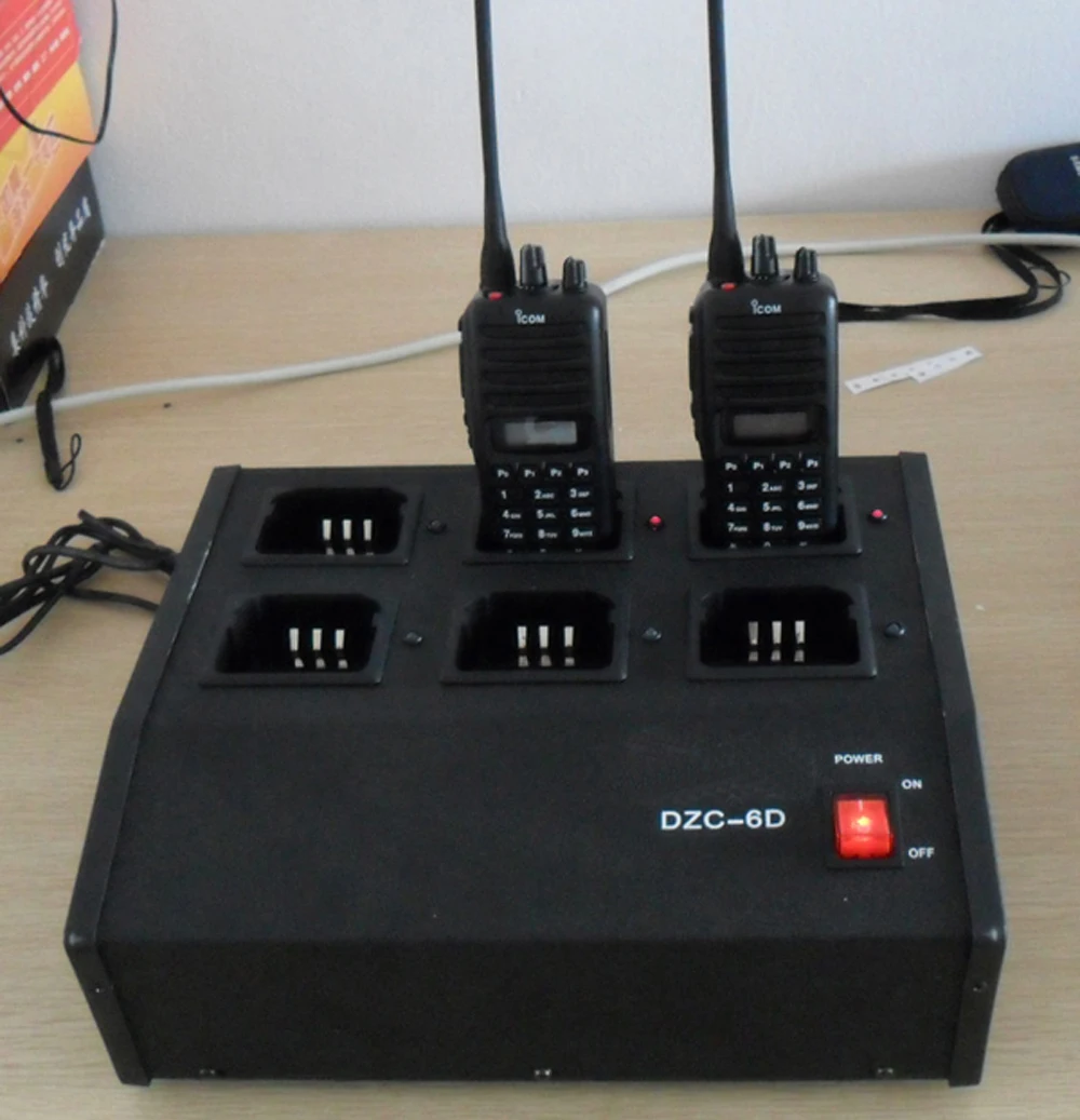 Six way multi charger Station for Handheld Radio IC-F33GT IC-F43GT IC-F12 IC-F24 IC-F16 IC-F26 | Компьютеры и офис