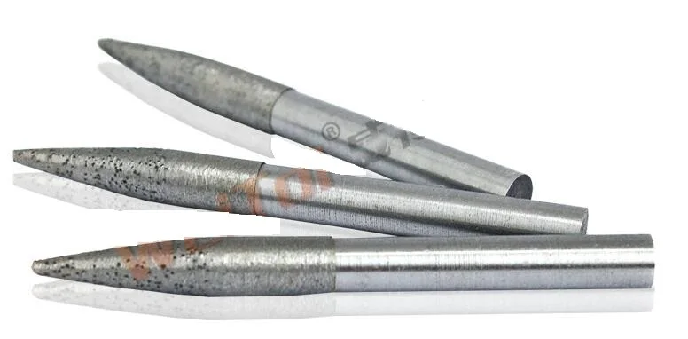 3 шт. Концевая фреза 15 градусов 6 мм с коническим шариком алмазные фрезы спеченным