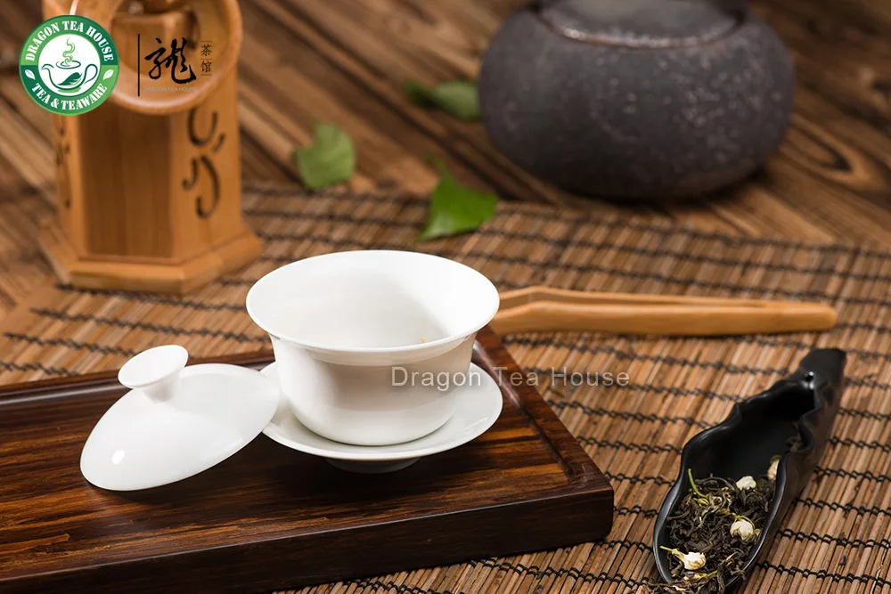 Zhenchangshun белая керамическая Gaiwan 100 мл 3 4 флоса|gaiwan ceramic|white gaiwangaiwan white |