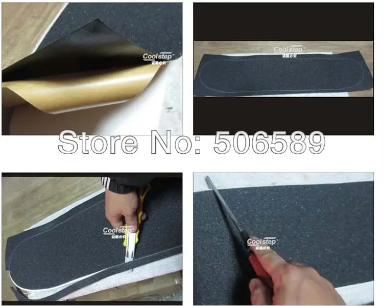 Скейтборд griptape coolstep 2 шт./лот Размер 84x23 см красный белый логотип