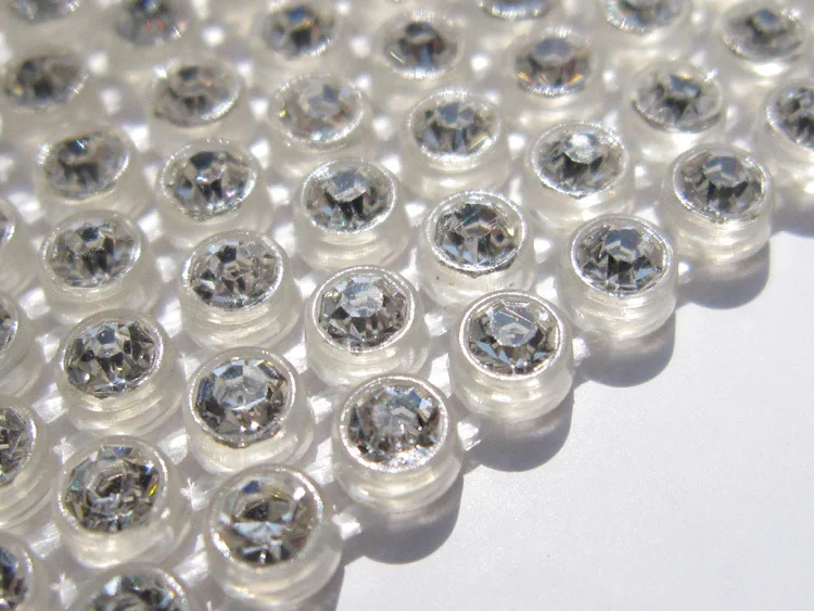 SS8 Plastic Crystal Rhinestone Banding Jewellery Making Accessories 10Yards/lot Crystal Rhinestone Banding Trim AM TAIDIAN