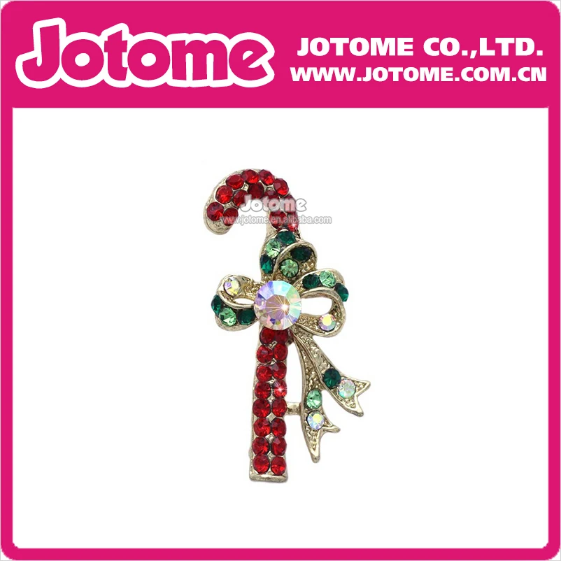 100 шт./лот Рождественская красная конфетная тростниковая лента горный хрусталь