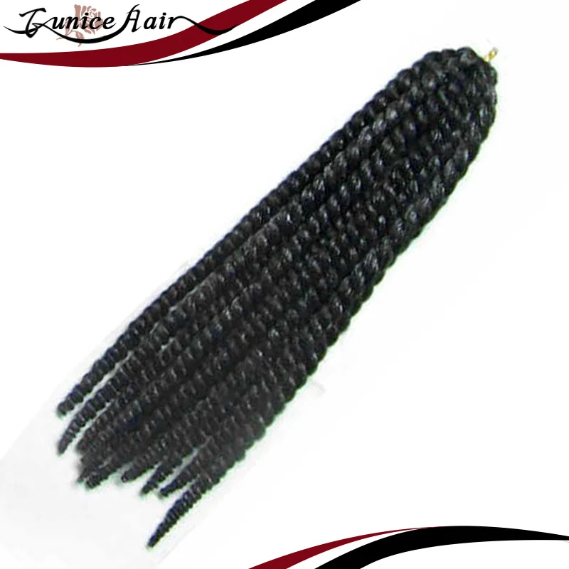 Горячая Гавана Мамбо Твист Крючком Косу Волосы Синтетический Kanekalon Kinky Marley