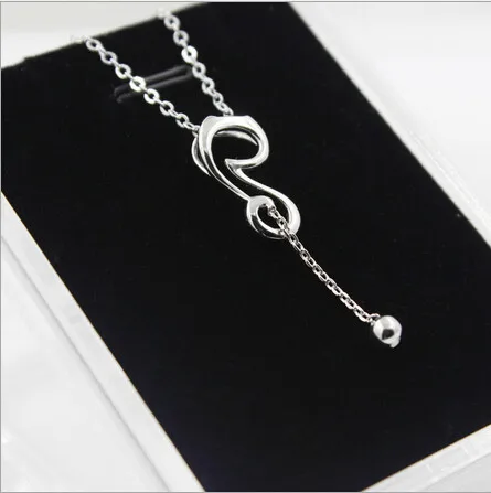 Дешевые Продажи 2016 Примечание Подвески 925 стерлингового серебра цепи подвески