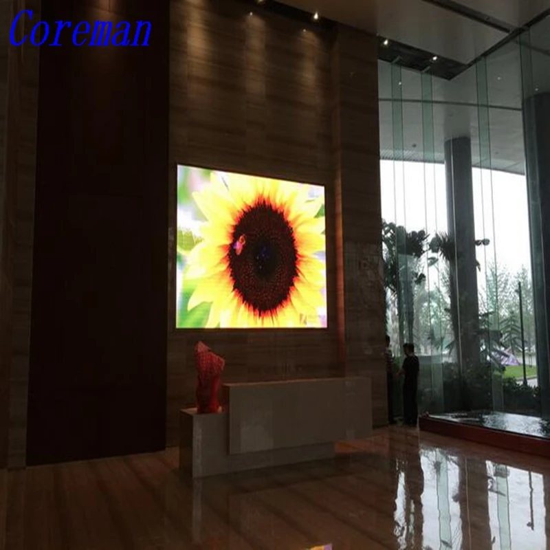 Сверхтонкий светодиодный модульный шкаф P5 P6 для помещений Аренда светодиодного