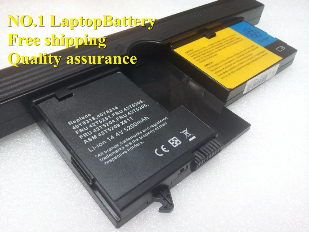 8-клетки Батарея для IBM ThinkPad X60 X61 планшетный ПК X60T X61T 93P5031 93P5032 АСМ 42T5209