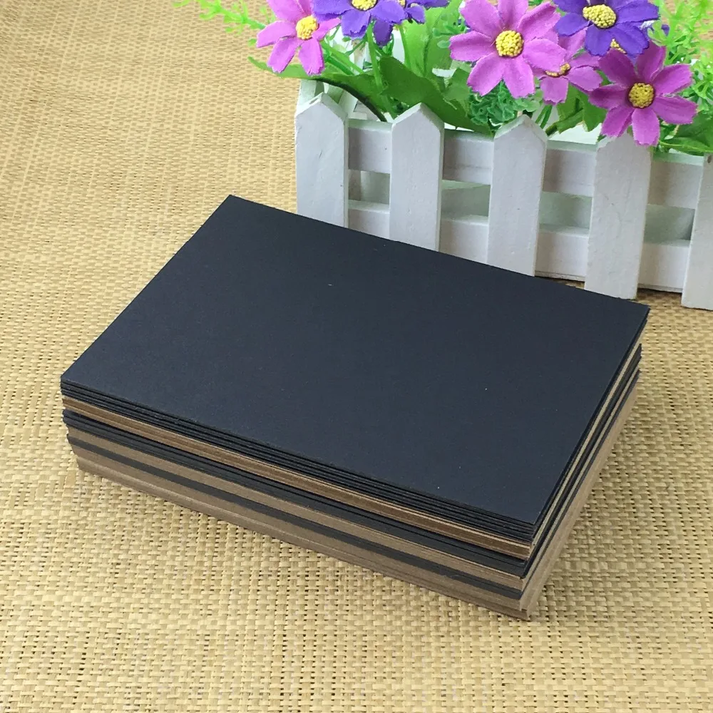 100 шт./лот 14 7*10 5 см крафт бумага пустой прямоугольный дисплей ювелирный картон