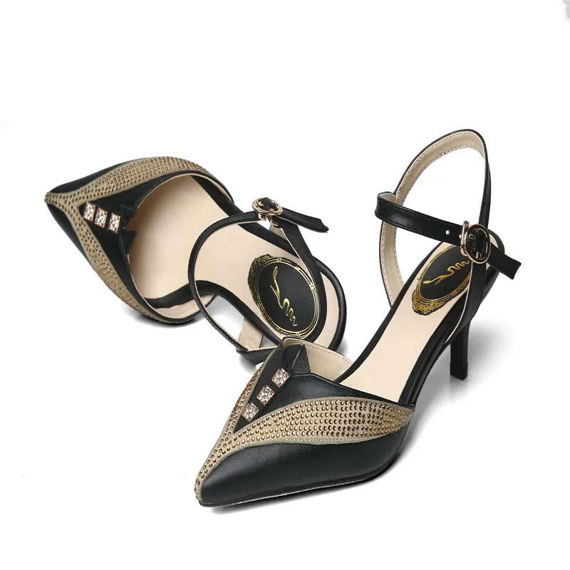 Shoe'n сказка большой бренд женщинам указал ног 34 43 из натуральной кожи