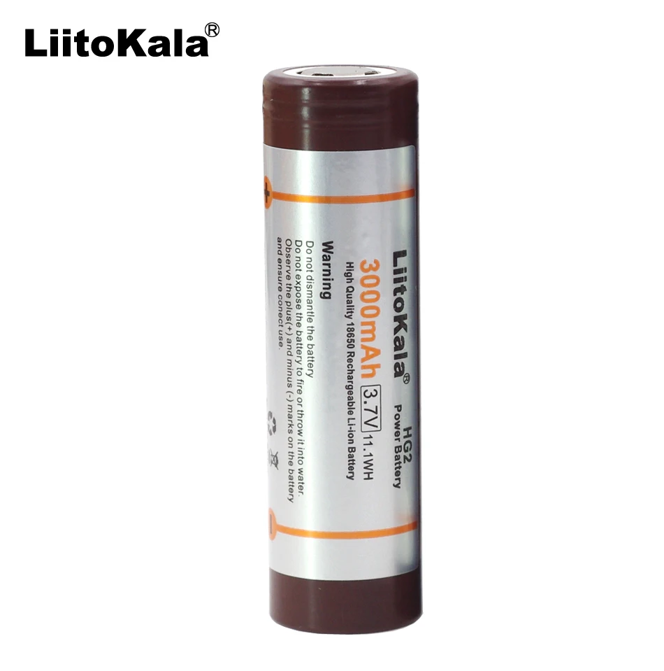Liitokala новый оригинальный для 18650HG2 3000 мАч 3 6 В 18650 литиевый непрерывный разряд 20 А