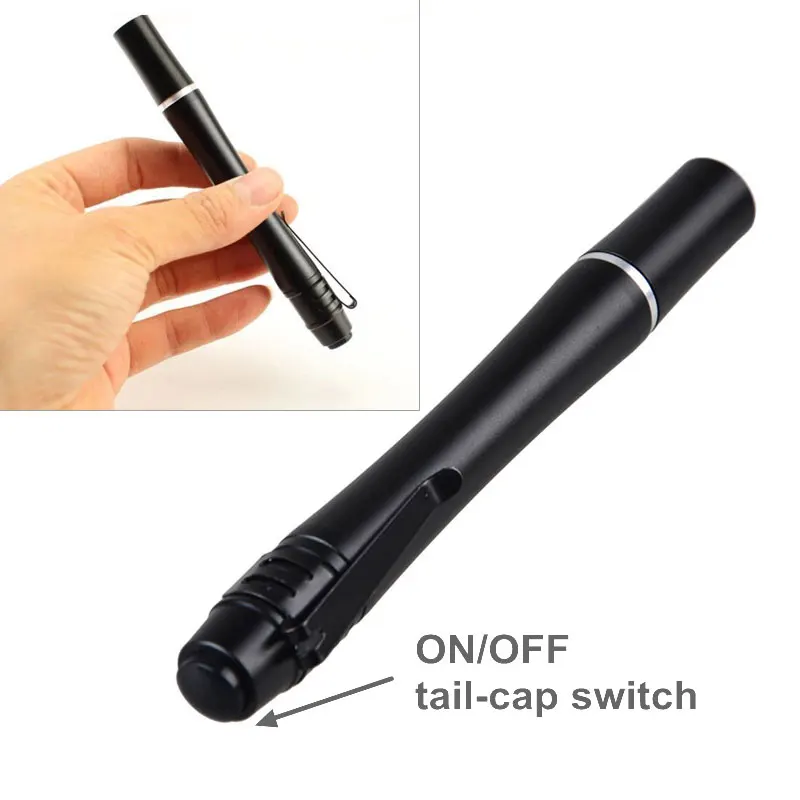 TopCom 3 W mini Карманный 2AAA Батарея питание 395nM 380nM 365nM ультрафиолетового Алюминий