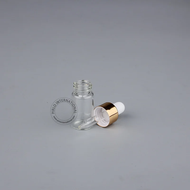 30 шт./лот 3 мл стеклянная капельница косметическая бутылка мини флакон для