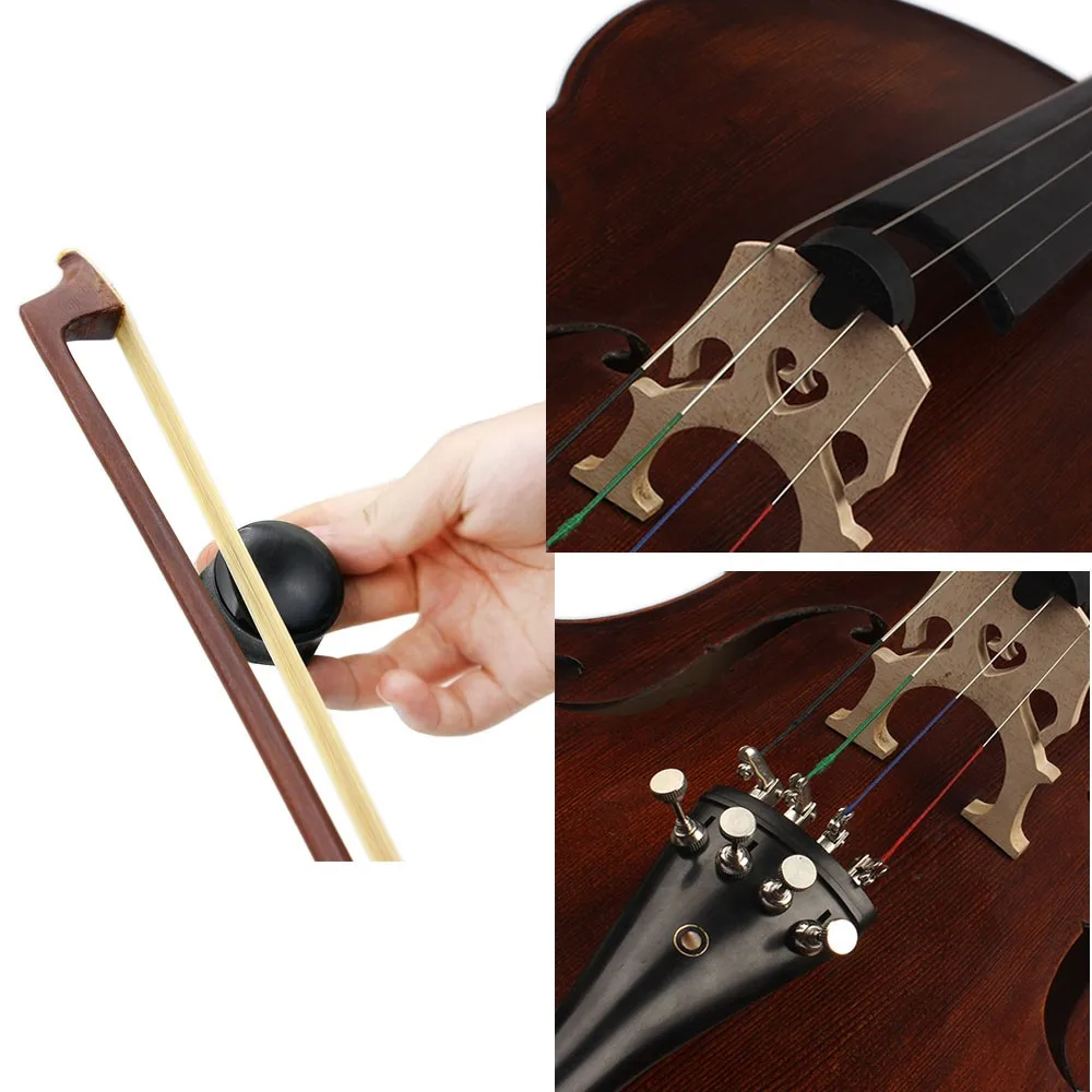 3-в-1 Виолончель аксессуар комплект круглый целлофановый бесшумный канифоль