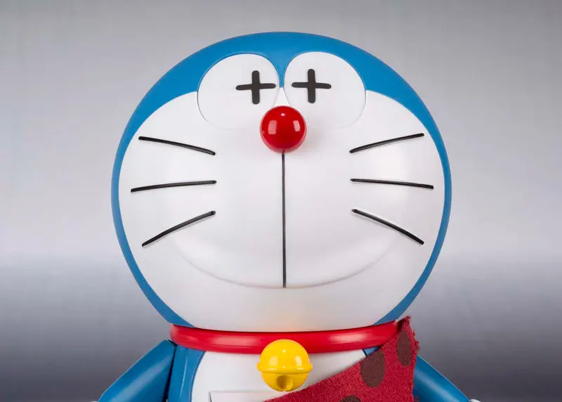 100% оригинал BANDAI Tamashii робот духи фигурка №194 Doraemon из "Nobita and Birth of Japan"|doraemon