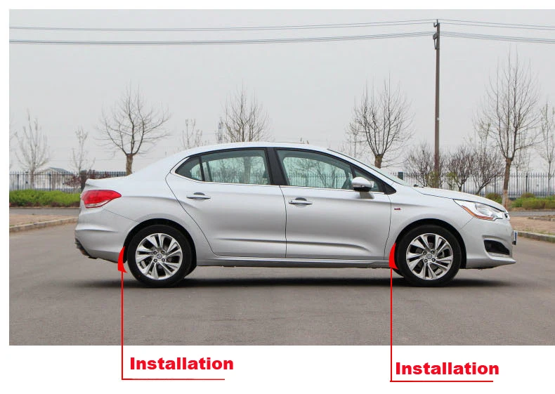 4 шт. Высокое качество ABS Крыло Брызговики Fender Брызговики для Kia Carens 2013