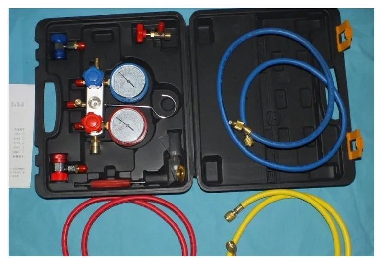 AC манометр набор автомобильной холодильного двухстороннее MST 134A|gauge set|gaugegauge manifold