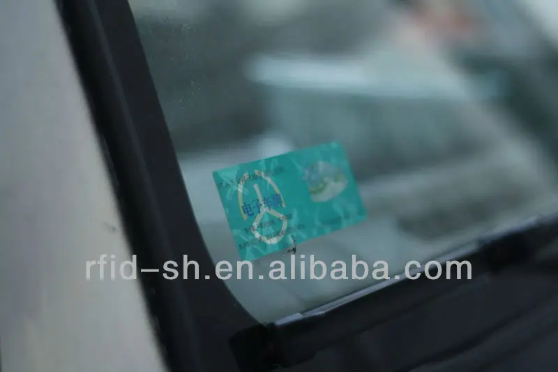 10 шт. rfid Лобовое стекло этикетка PET EPC класс 1 G2 h3 чип длинный пассивный перезаписываемый программируемый uhf лобовое стекло тег rfid стикер автомобиля