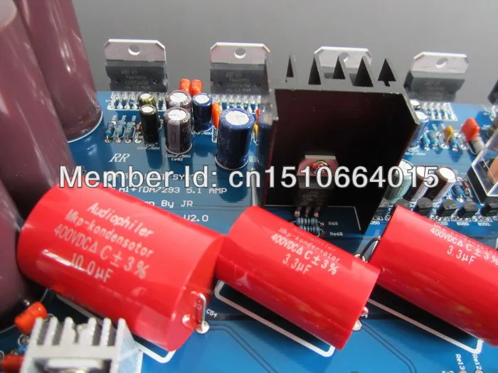 Diy kit 5,1 hifi плата 5,1 Плата усилителя с предусилителем tda7293 сабвуфер с защитой большой ватт diy домашнее видео