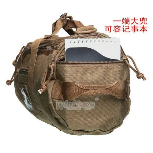 Ремень для тактического снаряжения WINFORCE/WS-15 круглая веревочная сумка/ CORDURA/гарантированное качество Военная и наружная сумка через плечо