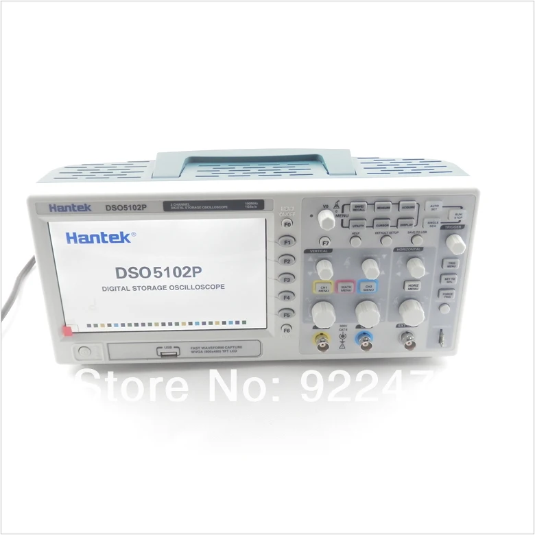 H004 Hantek DSO5102P Цифровой осциллограф 100 МГц 2 канала 1GSa/s 7 ''TFT lcd лучше, чем ADS1102CAL