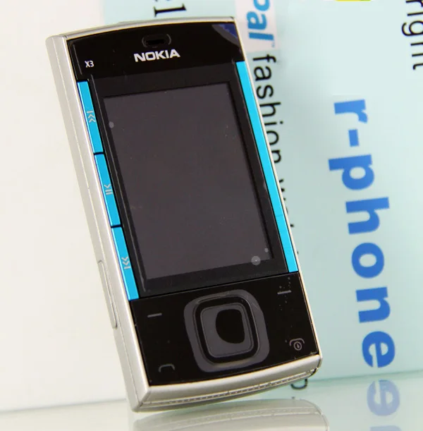 Nokia X3 мобильный телефон Bluetooth 3.2MP MP3 плеер X3-00 слайдер разблокирован и один год гарантии