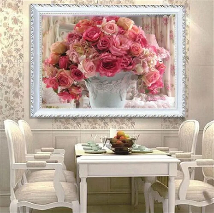 5d крестообразные цветы красивые дома снов картина &quotАлмаз&quot квадратные наборы