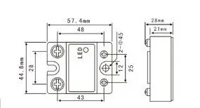DMWD твердотельное реле SSR-100VA-H 100A SSR 100VA H тип сопротивления регулятор напряжения твердотельный регулятор сопротивления