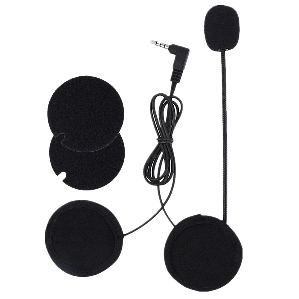 2019 аксессуары для мотоциклетного Интерком 3 5 мм Микрофон Динамик Наушники Замена