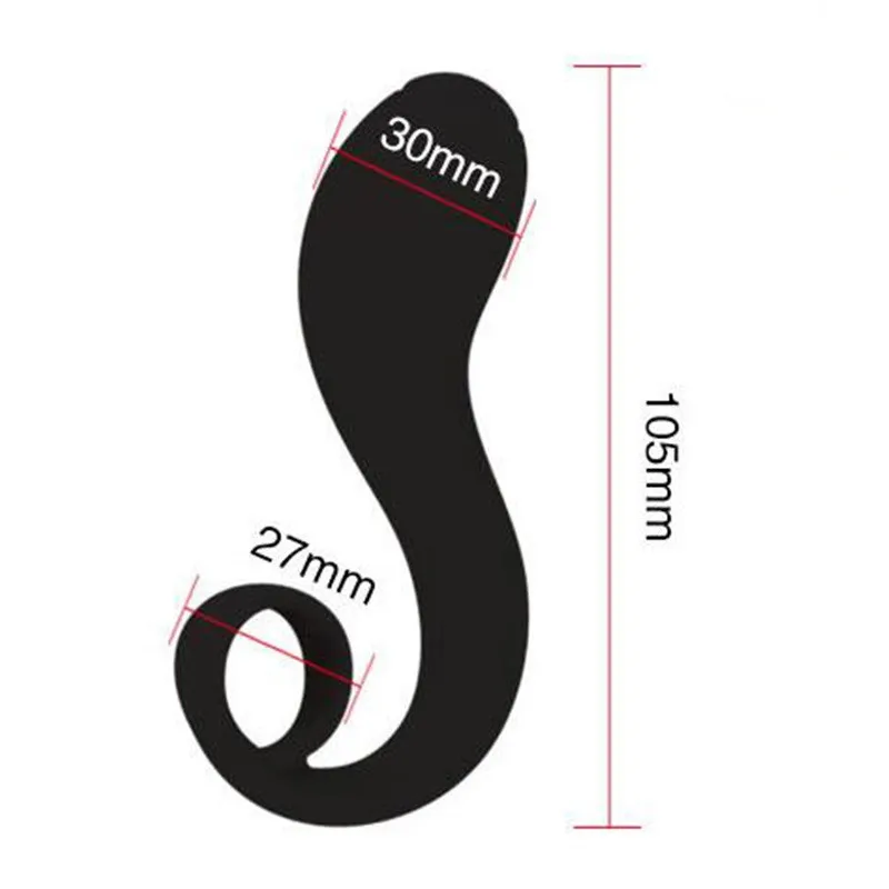 Силиконовый водонепроницаемый анальный вибратор для точки G простаты пуля секс