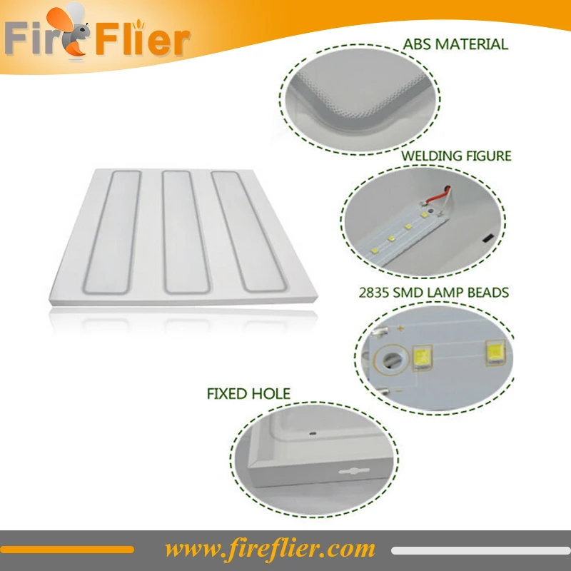 10 шт./лот 600*600 мм Светодиодная решетчатая панель освещения 36 Вт 48 60 300*600 300*1200 600*1200