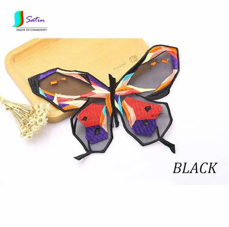 Джинсы одежда с коровой пальто шьют украшения DIY аксессуары черный белый цвет