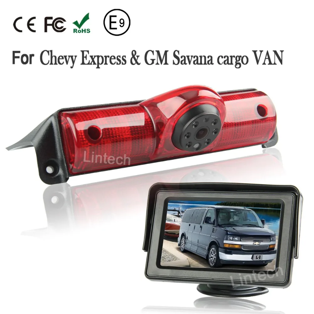 С 4 3 дюймовым монитором Sony CCD Задний вид автомобиля стоп сигнал камера для Chevrolet