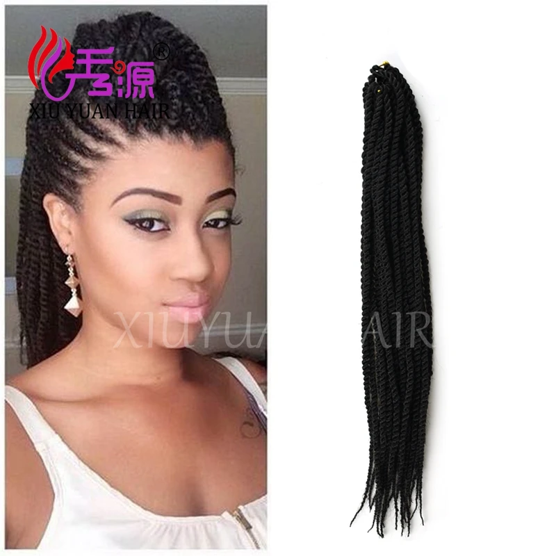 Hot Sell Havana Mambo Twist Crochet Braids Hair 12''/24'' Synthetic Wig Senegalese Twists Braiding Extension |
