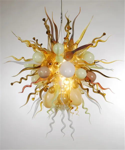 

Hotel Decorative Art and Creative Handmade Blown Glass Chandelier for Sale