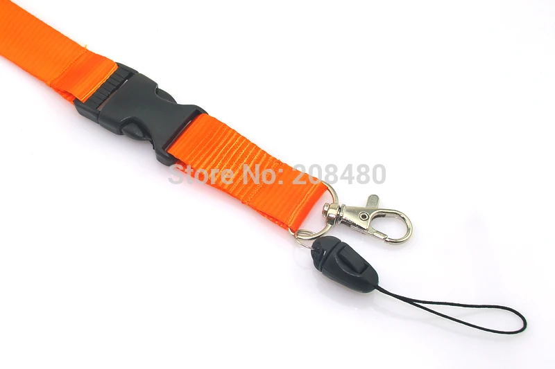 Ремешок на мобильный телефон оранжевого цвета мягкий ремешок для брелка