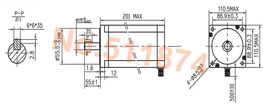 Высокое качество! CNC Wantai 3 оси Nema 42 Шаговый двигатель 110BYGH201-001 4200 oz+ Драйвер DQ2722MA 220 V 7.0A 300 микро CNC маршрутизатор комплект