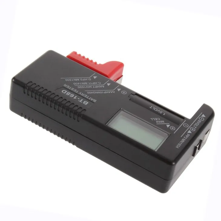 Универсальный тестер батареи для 9V 1,5 V и AA AAA ячеек, Тестер питания батареи, может измерять различные ячейки