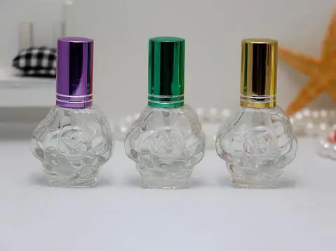 100pcs/lot 10ml glass perfume bottle Spray oil bottle transparent perfume bottle