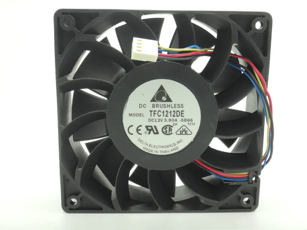Для delta 12 см 120 мм 1225 12025 120*120*25 мм PWM вентилятор TFC1212DE 252CFM vs PFB1212UHE самый мощный серверный CaseFan