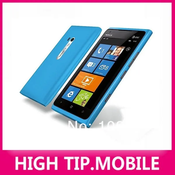 Nokia Lumia 900 разблокированный мобильный телефон 3g GSM wifi gps 8MP 16GB памяти Windows os Восстановленный 1 год гарантии