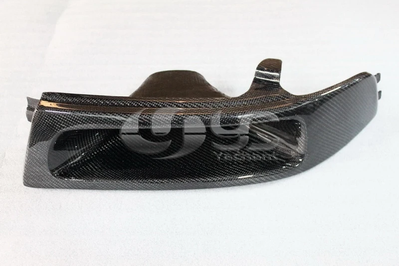 Углеродного Волокна Фара Забора Воздуха Замена Пригодный Для 1998-2000 Mitsubishi Evolution EVO 5-6 LHS
